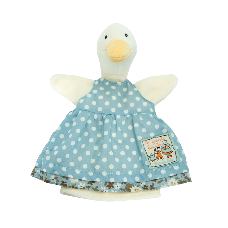 Marionette Jeanne la cane  - La grande Famille - Moulin Roty