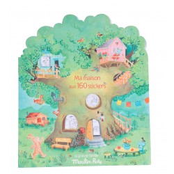 Malbuch mit Sticker Baumhaus - La grande Famille - Moulin Roty