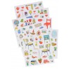 Cahier stickers Cabane dans les arbres - La grande Famille - Moulin Roty
