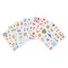 Cahier stickers Cabane dans les arbres - La grande Famille - Moulin Roty