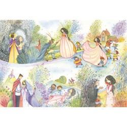 Tell me story Puzzle Blanche-Neige - 48 pièces - Crocodile Creek