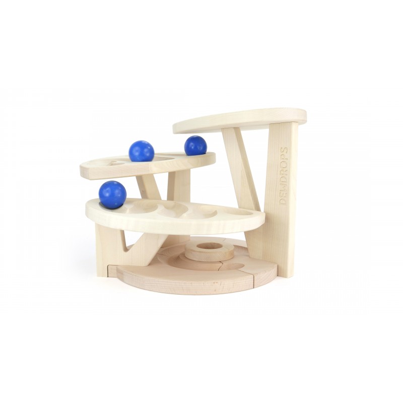Cascade de boules en bois avec grosses billes, durable - Bajo Cascade de boules en bois avec grosses billes, durable - Bajo
