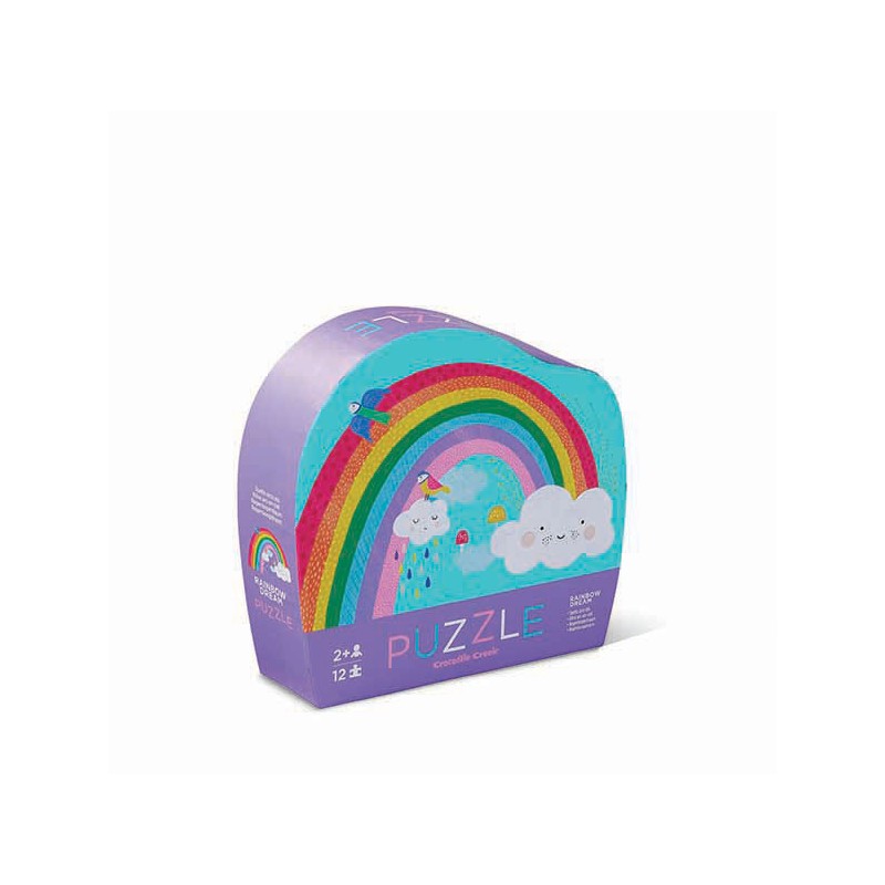 12 pc Mini Puzzle Regenbogen - Crocodile Creek