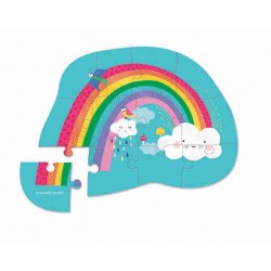 12 pc Mini Puzzle Regenbogen - Crocodile Creek
