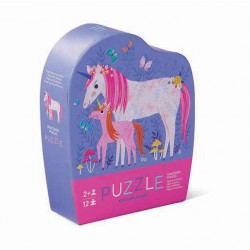 12 pc Mini Puzzle Einhorn - Crocodile Creek