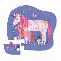 12 pc Mini Puzzle Einhorn - Crocodile Creek