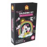 Neon Colouring Sets Unicorn & Friend