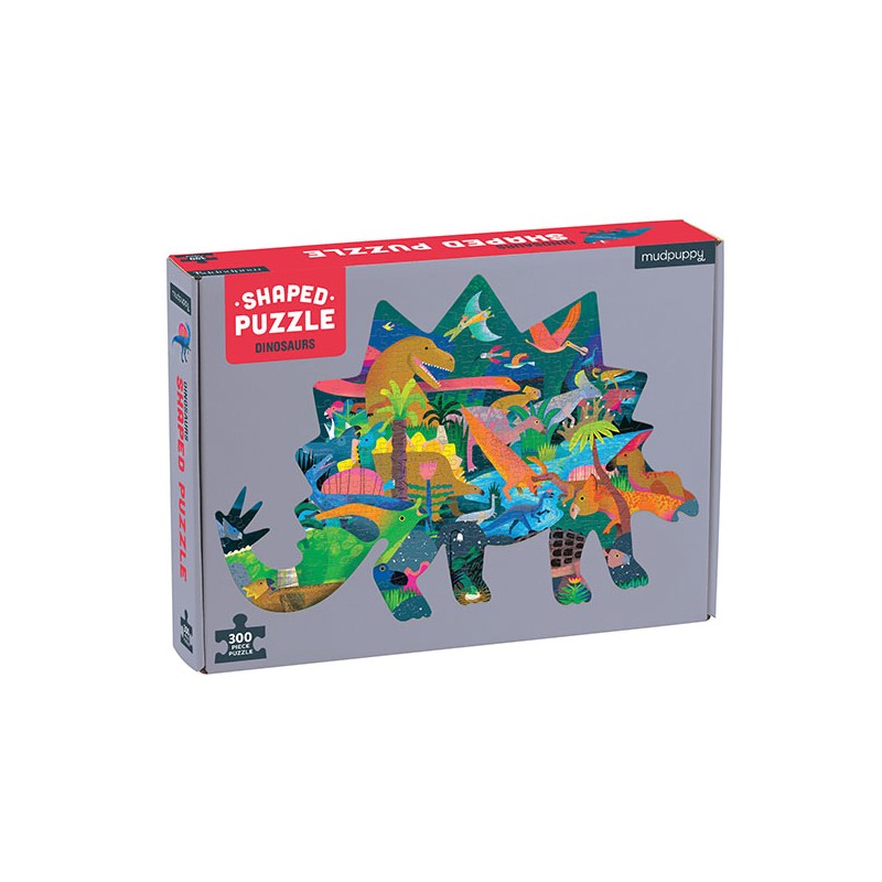 300 PC Shaped Puzzle Dinosaurs