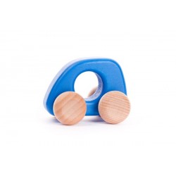 Auto Mini aus Holz blau - Bajo