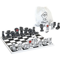 Schachspiel Keith Haring